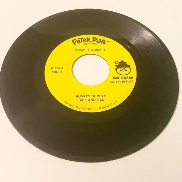 Vintage Peter Pan Records Humpty Dumpty Record 45 rpm Extended Play - Picture 6 of 12